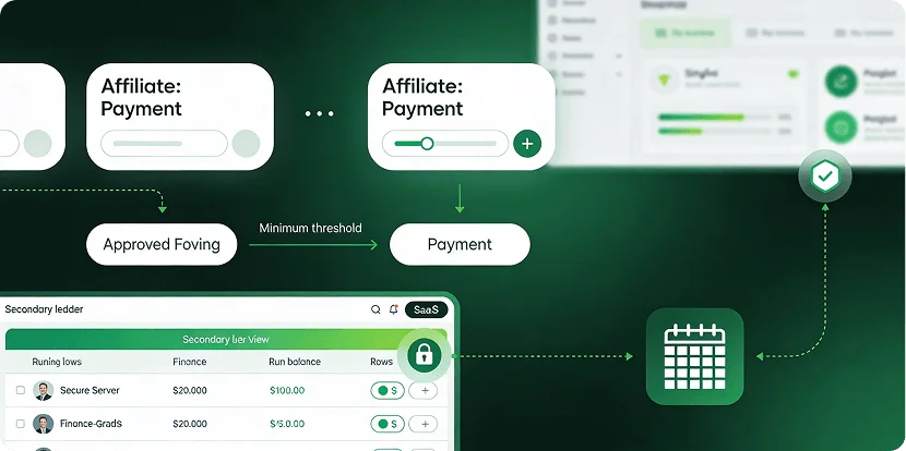 Business professional reviewing ROI and financial growth metrics on digital display