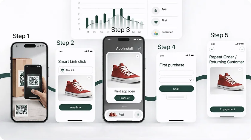 E-commerce analytics reporting dashboard with data visualizations
