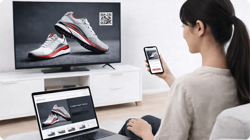 Streaming analytics dashboard showing CTV attribution data